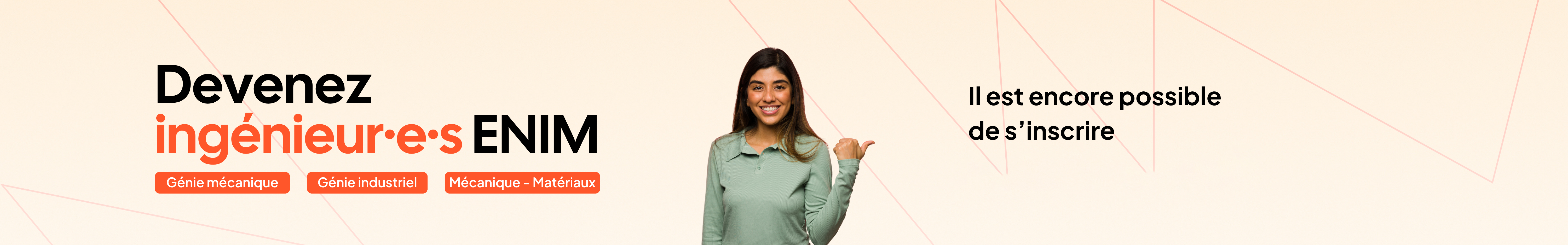 Devenez Ingénieur ENIM ! Les inscriptions sont encore possibles